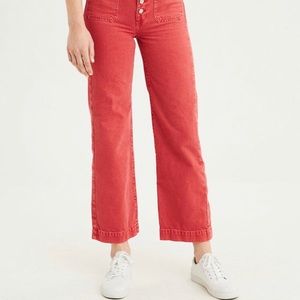 American Eagle Wide Leg Crop Flare